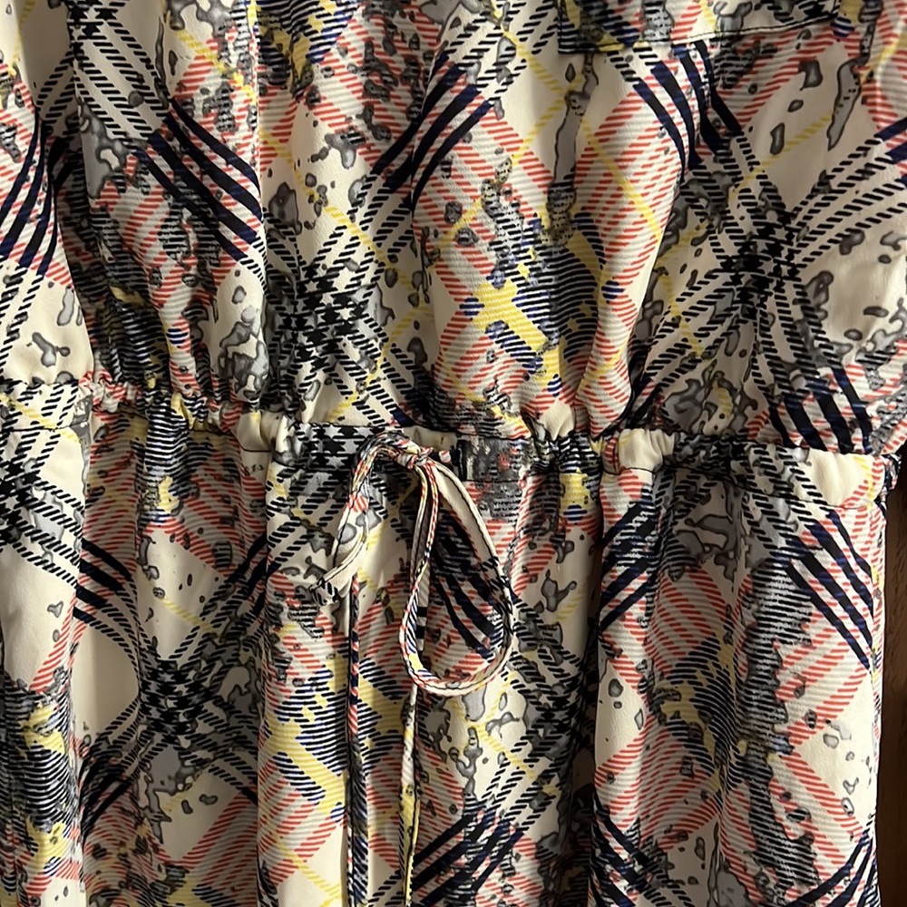 Multi print womens dress - Picture 3 of 8
